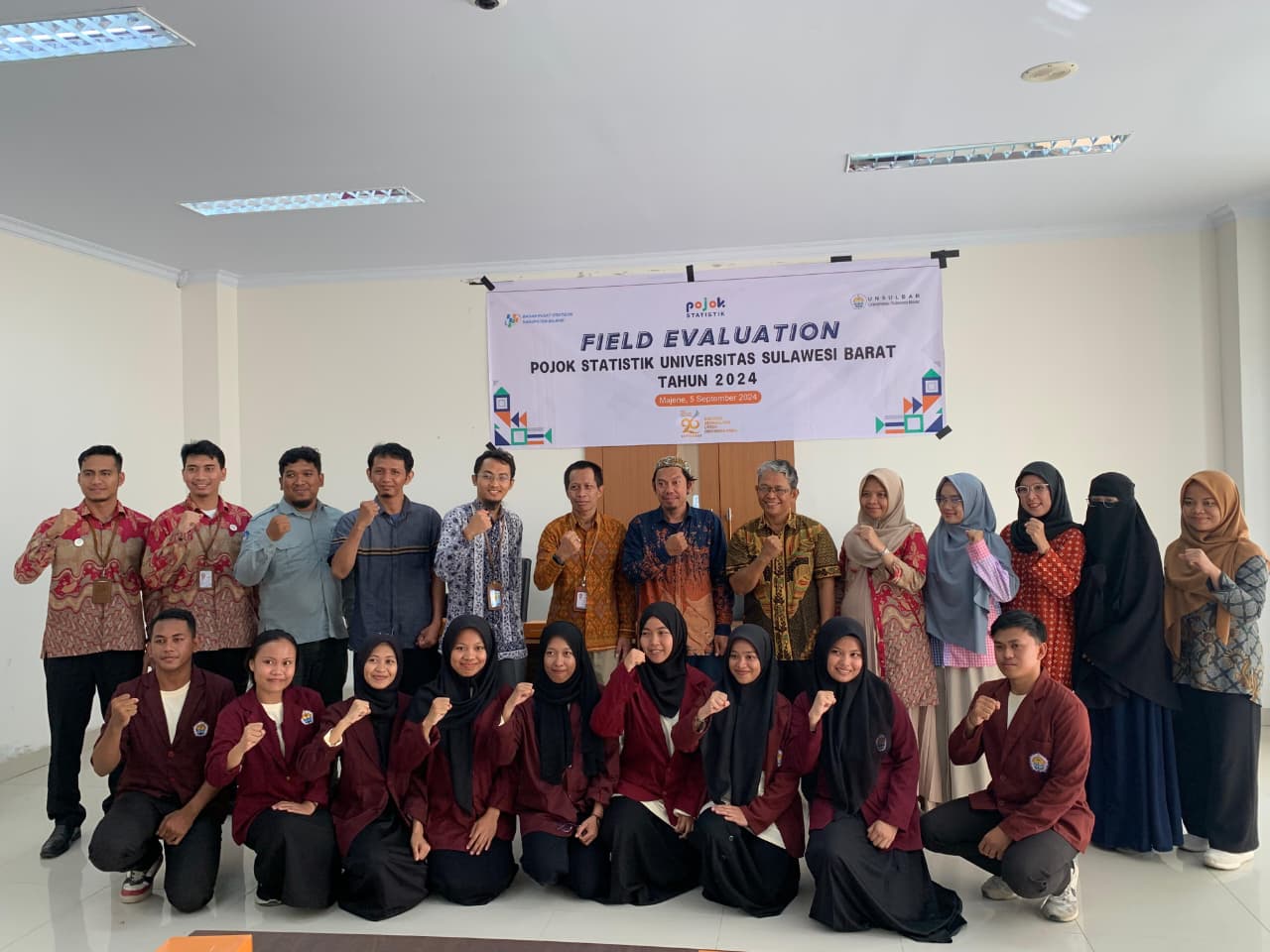 Galeri Perkuat Literasi Data, Prodi Statistika FMIPA Unsulbar Terima Kunjungan Asesor BPS Pusat terkait Pojok Statistik